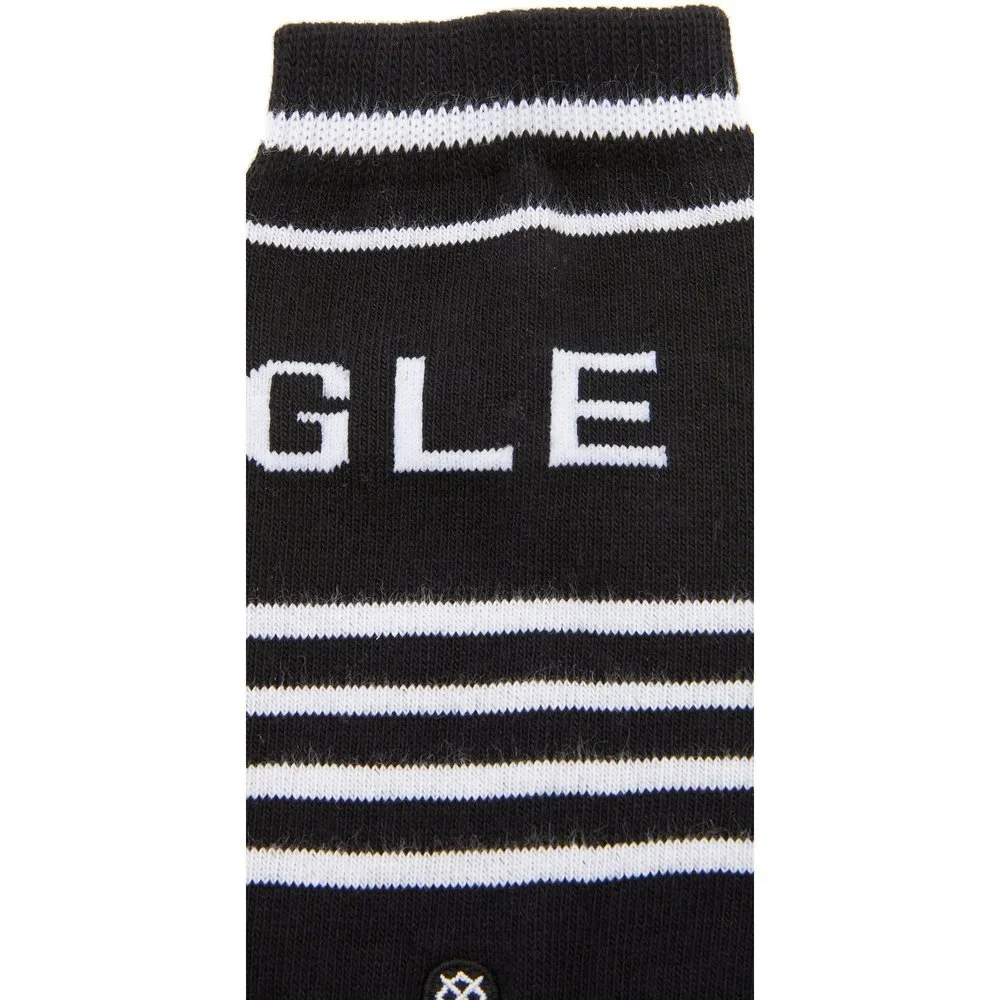 Stance Women's Single Mingle Crew Sock, Black, Medium